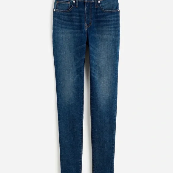 Madewell 10” High Rise Women's Blue Skinny Jeans - Picture 5 of 7